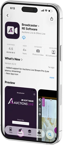 Broadcaster - RE Software App