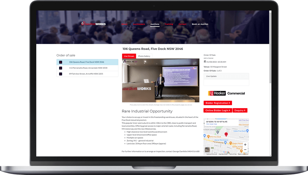 Interactive Website Display Widget