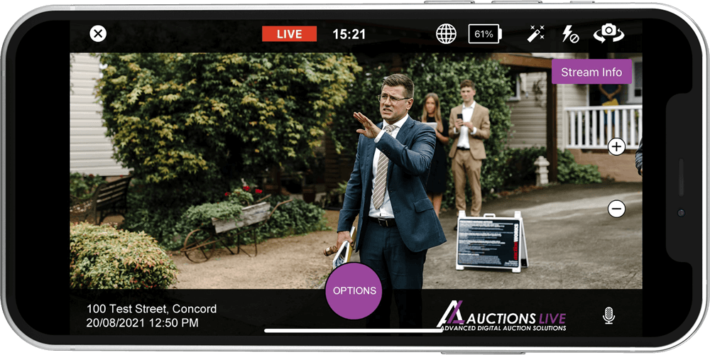 Auctions Live Stream Only Auction Solution