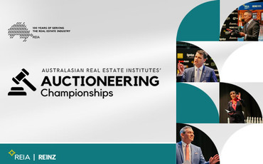 Competitive event showcasing Ray White auctioneers' skills in Victoria