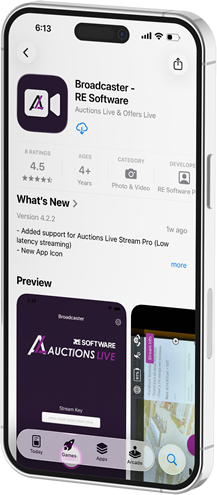 Broadcaster - RE Software App