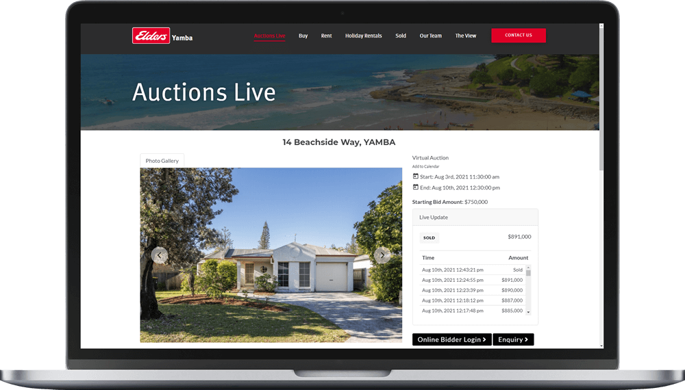 Interactive Website Display Widget